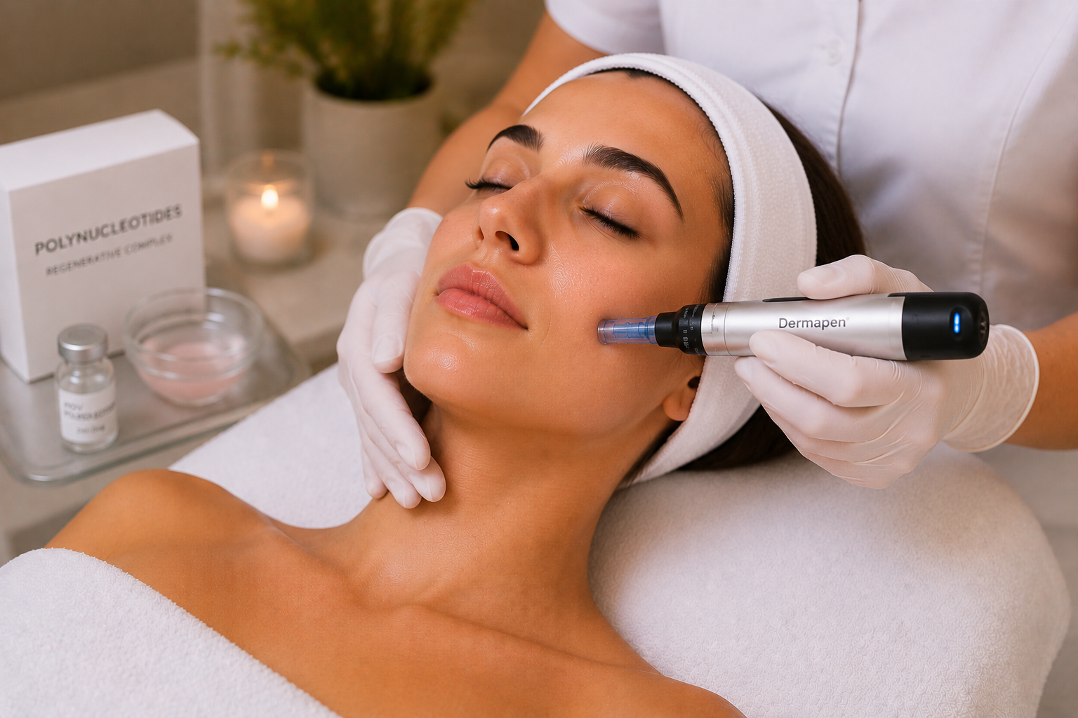 Dermapen con polinucleótidos