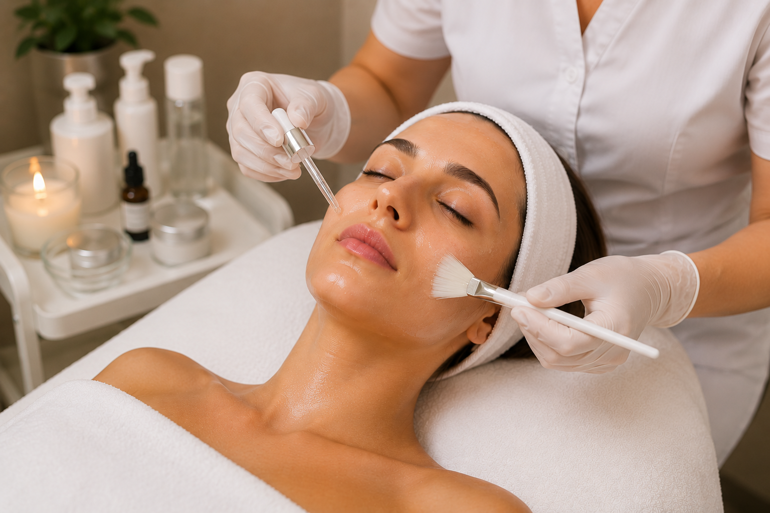 Hidratación facial intensiva